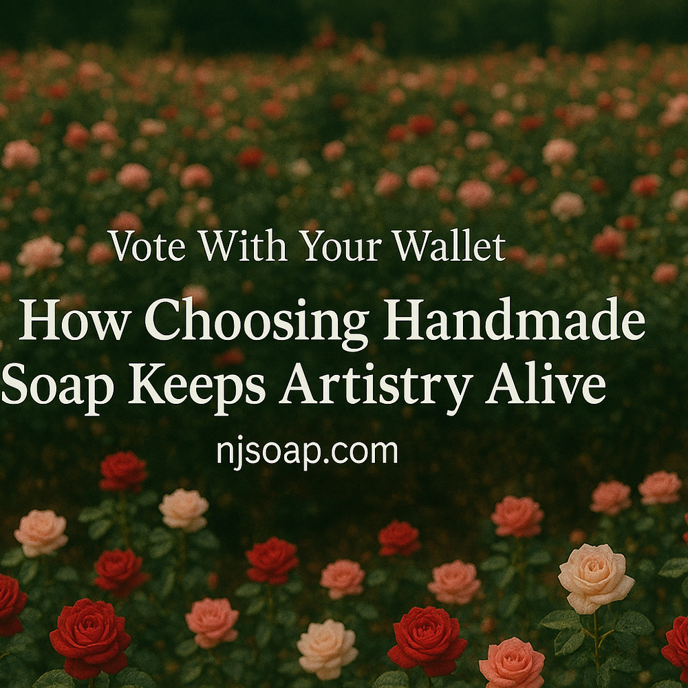 Vote With Your Wallet: How Choosing Handmade Soap Keeps Artistry Alive
